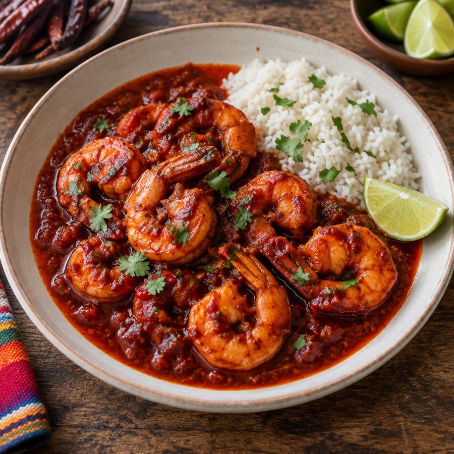 Camarones a la Diabla