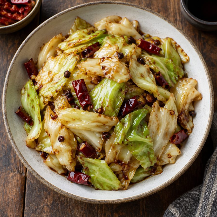 Vinegar Stir-fried Cabbage