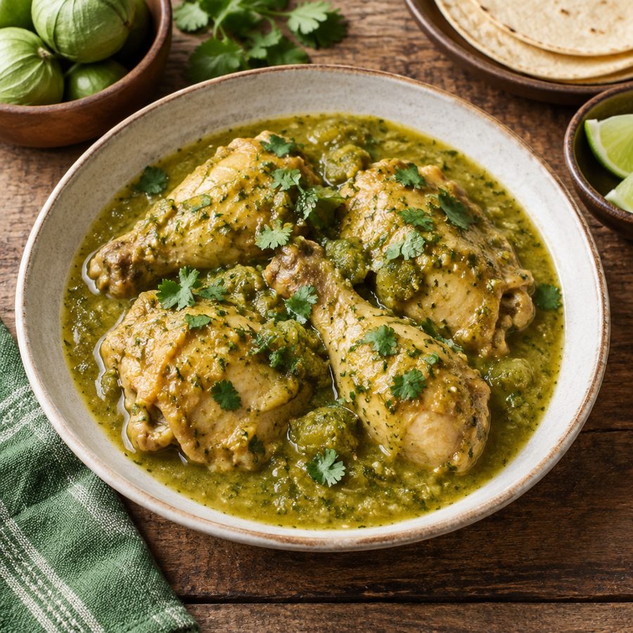 Pollo en Salsa Verde