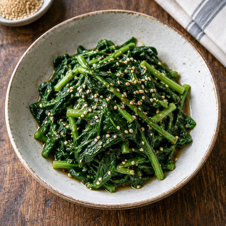 Sesame Soy Spinach