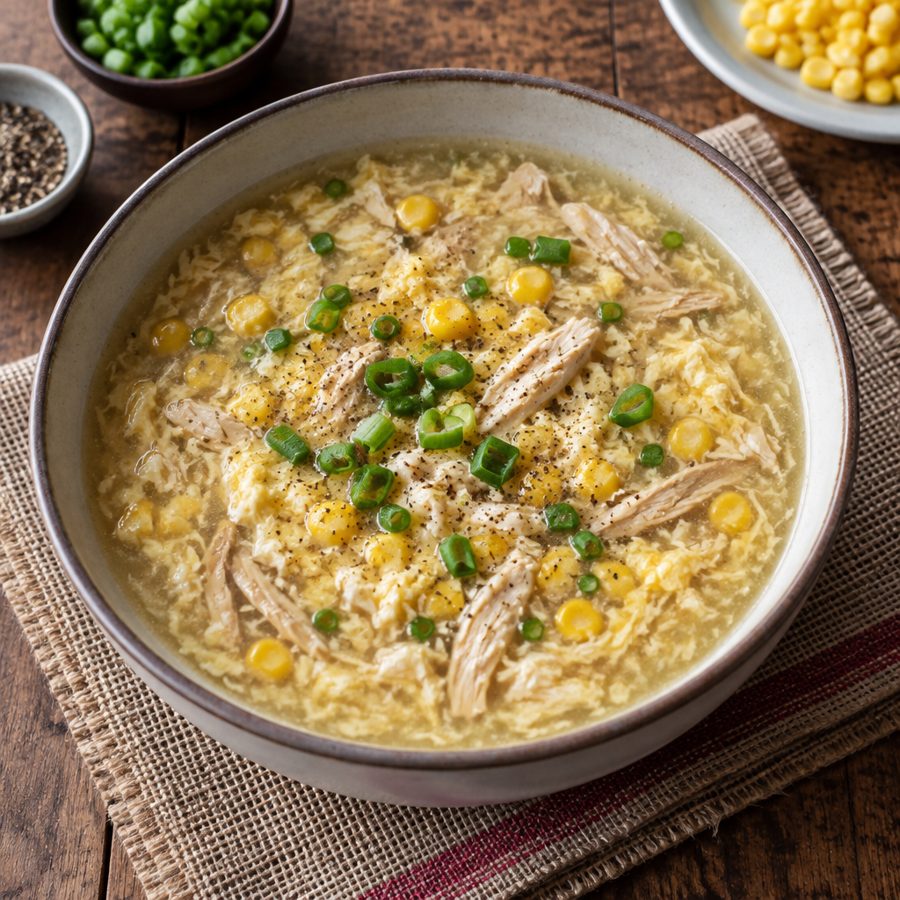 Bangladeshi Chicken Corn Soup