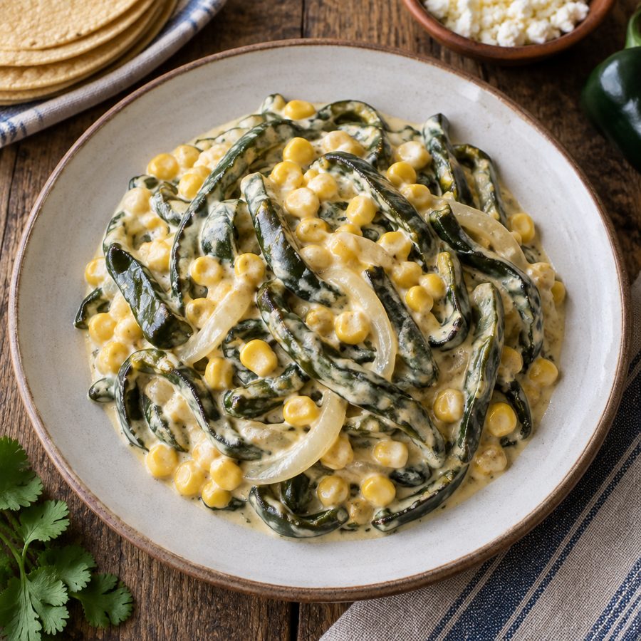 Rajas con Crema