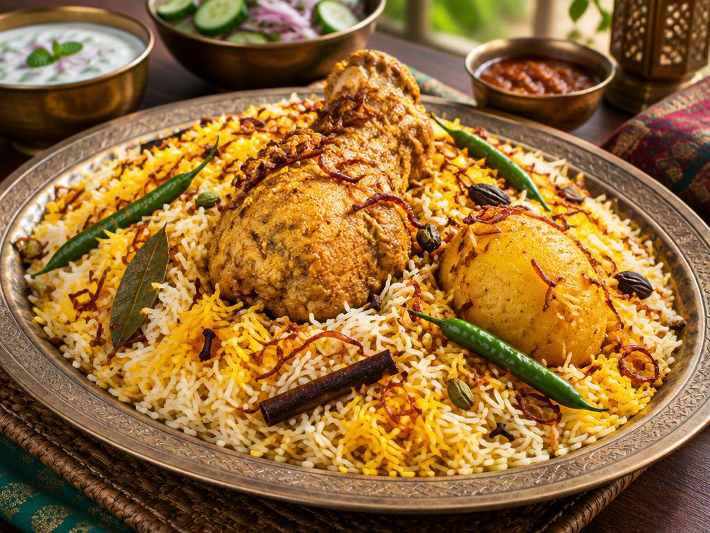Dhakai Morog Biryani